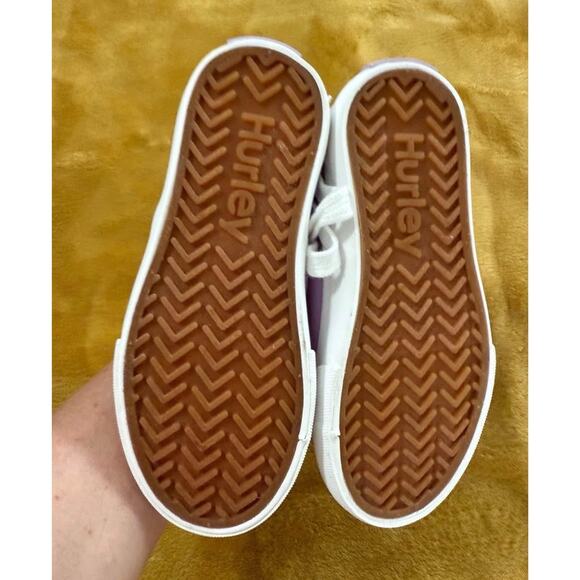 Hurley Marley Kids Youth US Size 11 Lavender Purple White Skate Sneaker Shoes - Picture 3 of 6
